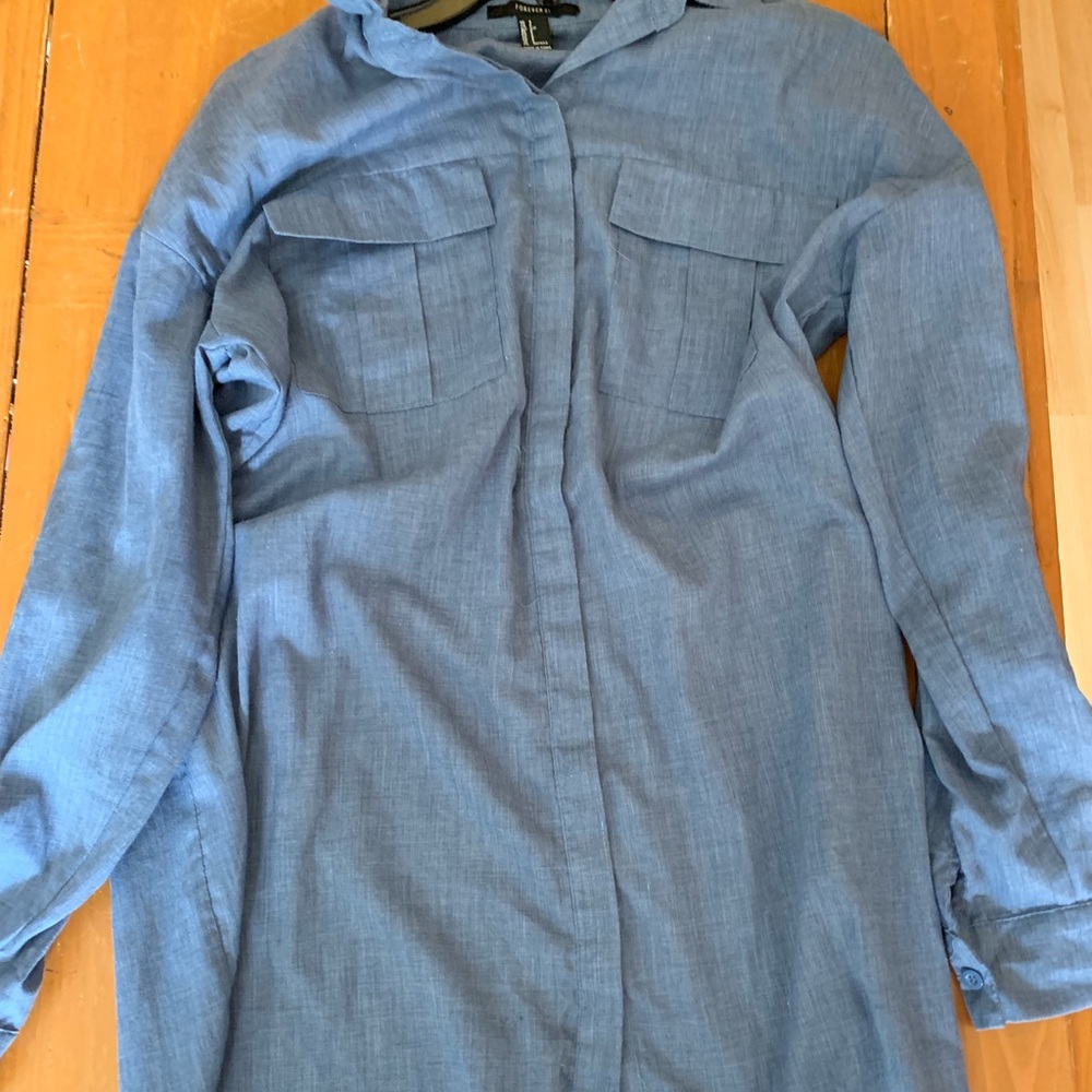 Forever 21 chambray dress